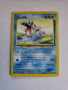 Pokemon TCG | Totodile 81/111 1st Edition Non-Holo | Neo Genesis - Picture 1 of 2