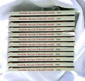 12 Guided Reading Literature Circle Books Traitor Case of Benedict Arnold Fritz - Imagen 1 de 14