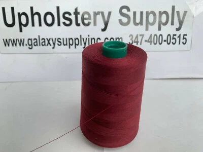 A&E Tex40 Burgundy Thread #32444  100% Spun Polyester Cone 6000Yard, Made In USA - Image 1 of 4