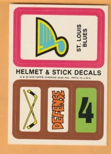 Pegatinas del equipo Topps #14 St. Louis Blues 1978-79 - Imagen 1 de 2