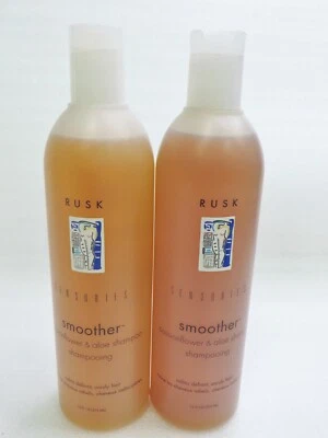 RUSK SMOOTHER SHAMPOO 13 OZ  (Lot of 2) ORIGINAL! - Image 1 of 2
