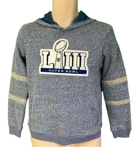 NFL Super Bowl LIII Hoodie Youth Medium 10-12 NWT - Picture 1 of 4