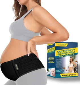 Pregnancy Belly Band Maternity Belt Back Support Abdominal Binder Back Brace - Picture 1 of 12