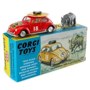 VW 1200 in East African Safari Trim - No. 256 - CORGI Reissue - NIB with COA - Picture 1 of 5