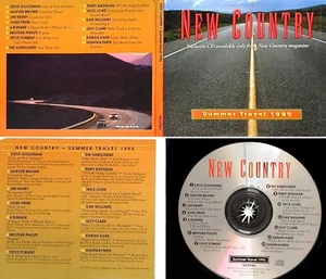 PRINE JOHN (1)+V.A. *VG+* "NEW COUNTRY: SUMMER TRAVEL" 1995 US PROMO CD - Imagen 1 de 1