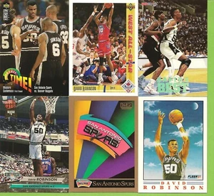 Menge 6 David Robinson verschiedene Basketball Karten   - Bild 1 von 1
