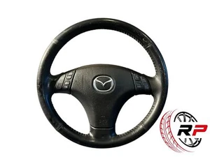 Lederlenkrad Multifunktional Lenkrad Leder Schwarz Mazda 6 - Bild 1 von 2