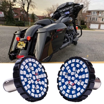 Luz de freno LED roja 1157 para Harley Davidson Street Glide Special Foto 1 de 4