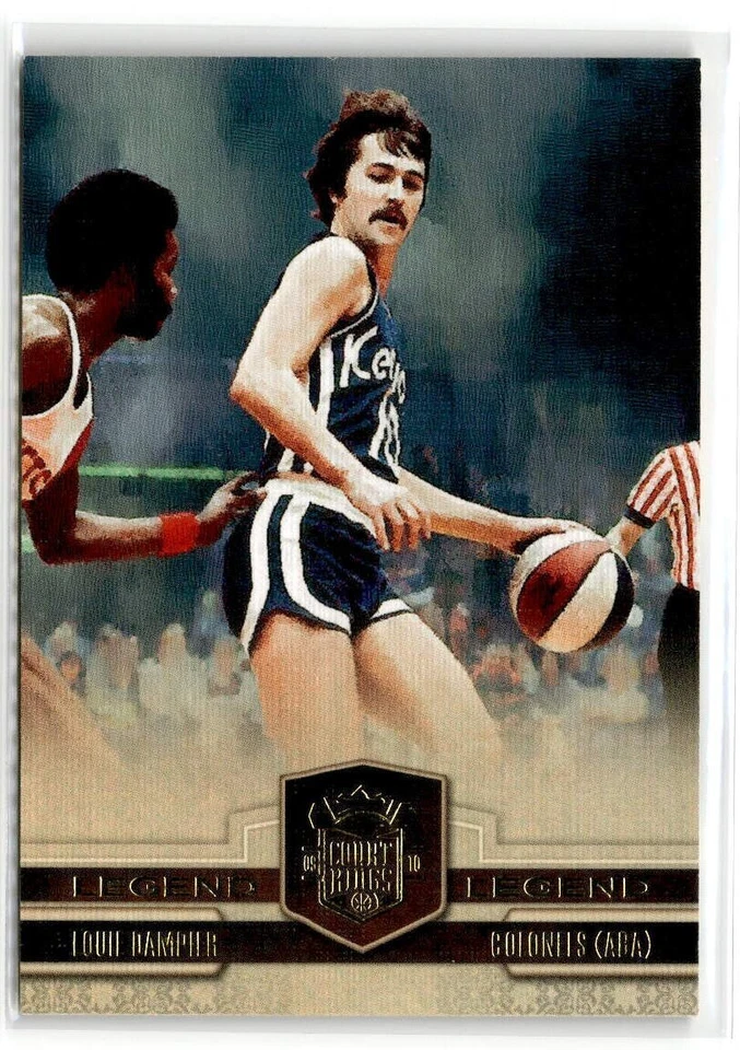 Louie Dampier 2009-10 Panini Court Kings Legend #106 Kentucky Colonels #d /450 - Image 1 of 2