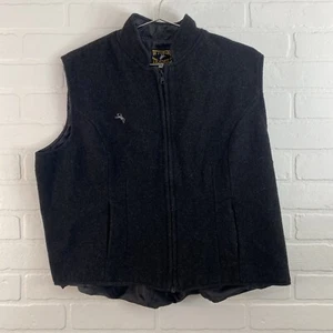 Wyoming Traders Weste Damen XL schwarz 100% Wolle Western Cowgirl Ranch Western Reißverschluss - Bild 1 von 12