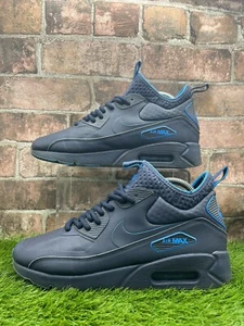 Nike Air Max 90 Ultra Mid Invierno Azul Hombre Entrenadores - Aa4423-400 Reino Unido 7 - Imagen 1 de 10