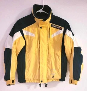Stryke by Spyder Kids Size 12 Youth Ski Jacket Yellow and Navy - Picture 1 of 9