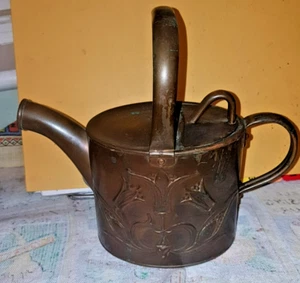 A BEAUTIFUL ART NOUVEAU COPPER WATERING CAN, JOSEPH SANKEY & SONS. Circa-1910. - Picture 1 of 8