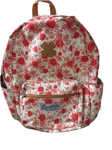 Lucky Brand Backpack Canvas Floral Print Full Size Book Bag - Picture 1 of 7