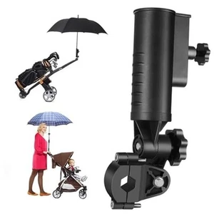 Heavy Duty Golf Push Cart Umbrella Holder, Aluminium Alloy Base Ultra  - Picture 1 of 7