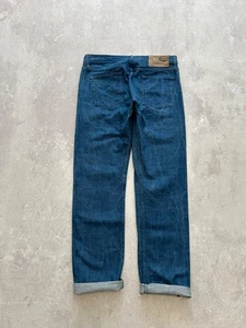 Naked & Famous Denim "Weird Guy" Vintage Blue Jeans Size 34 - Picture 1 of 16