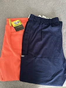 3XL Petite Lot -2 Wonderwink  Scrub Pants  Pockets Stretch Women’s  1-Zara D-loc - Picture 1 of 5