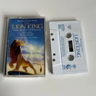 ELTON JOHN/CAST- THE LION KING - WALT DISNEY SOUNDTRACK CASSETTE TAPE exc cond - Image 1 of 4