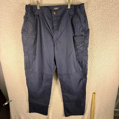 5.11 Tactical Cargo Pants Work Utility Outdoor Relaxed Fit Navy 40x32 - Image 1 of 4