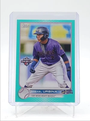 MISAEL URBINA 2022 TOPPS PRO DEBUT AQUA MIGHTY MUSSELS /75 Q5902 - Image 1 of 2
