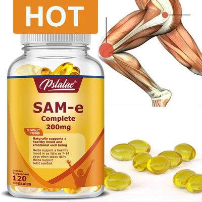 PSLALAE SAM-e Complete 200mg – Stabile Stimmung, Linderung Von Gelenkschmerzen