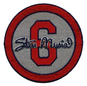 2013 Stan Musial 'The Man' 6 St Louis Cardinals Memorial Jersey Sleeve Patch Gra - Picture 1 of 1