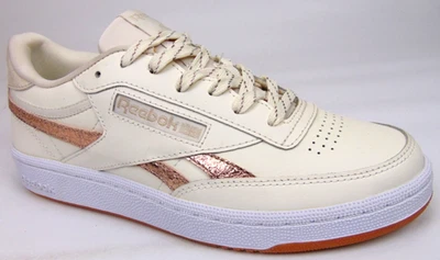 NEW! Reebok Club C 85 Casual Classic Sneakers Women's Size 7.0 M, Chalk Leather - Image 1 of 4