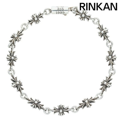 CHROME HEARTS Bracciale Uomo Cromo Cuori TNY E CH PLS Piccolo ECH Plus Argento 11LINK Usato