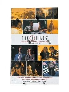 THE X-FILES: GOVERNMENT CONSPIRACIES EDITION HOBBY BOX (UPPER DECK 2025) - Picture 1 of 6