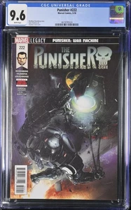 Punisher #222 CGC 9.6 War Machine Clayton Crain Cover 2018 Marvel - Picture 1 of 2
