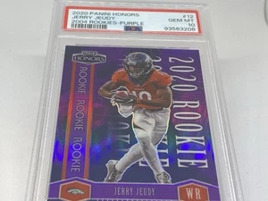 2020 Honors 2004 Rookies Purple #12 Jerry Jeudy RC SSP #7/7 PSA 10 GEM MT POP 1 - Foto 1 di 7
