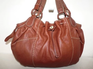 Lucky Brand braune Leder Schultertasche Boho Tasche Handtasche siehe Bilder - Bild 1 von 20