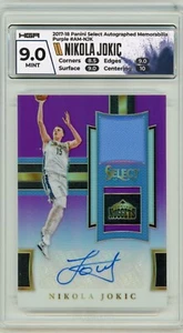 2017 Panini Select Auto Memorabilia Nikola Jokic Purple Prizm /65 RARE - Bild 1 von 2