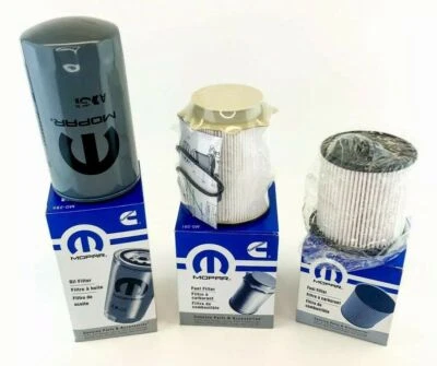 2019 2020 Ram 2500 3500 4500 5500  Factory Mopar Diesel Fuel and Oil Filter Set - Image 1 of 2