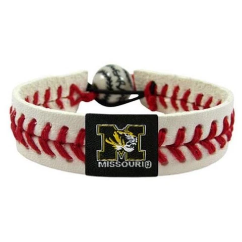 Missouri Tigers Classic Baseball Bracelet [NEW] NCAA Jewelry Wrist Necklace Cover