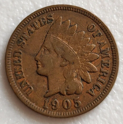 1905 Indian Head Cent - Philadelphia Mint Cover