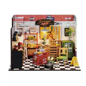 Rolife Garage Workshop DIY Miniature Dollhouse Kit - Picture 1 of 10