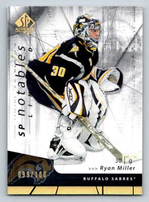 2006-07 SP Authentic Limited #152 Ryan Miller N 100 (ref 188440) - Image 1 of 2