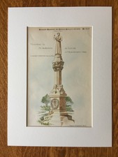 St Afonso De Liguori, Cemitério Do Calvário, Boston, MA, 1888, Colorido A Mão