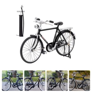 Scrivania antica scultura bici d'epoca simulazione modello bici - Foto 1 di 12