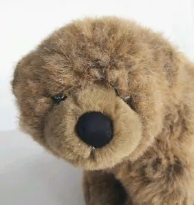 Peluche pupazzo orso grizzly favola vintage seduto 12" marrone 1997 - Foto 1 di 10