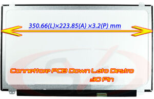 DISPLAY SLIM LED COMPATIBILE P/N: NT156WHM-N45 | 350MM | 30pin