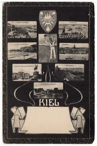 GERMANY Postcard Keil Multi-View Vintage Postcard - Picture 1 of 2