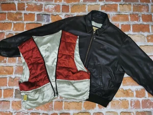 *REDSKINS FLIEGER PILOTEN A2 LEDERJACKE + WESTE*TERRITOIRE AIR*GR: XXL*TIP TOP - Bild 1 von 12