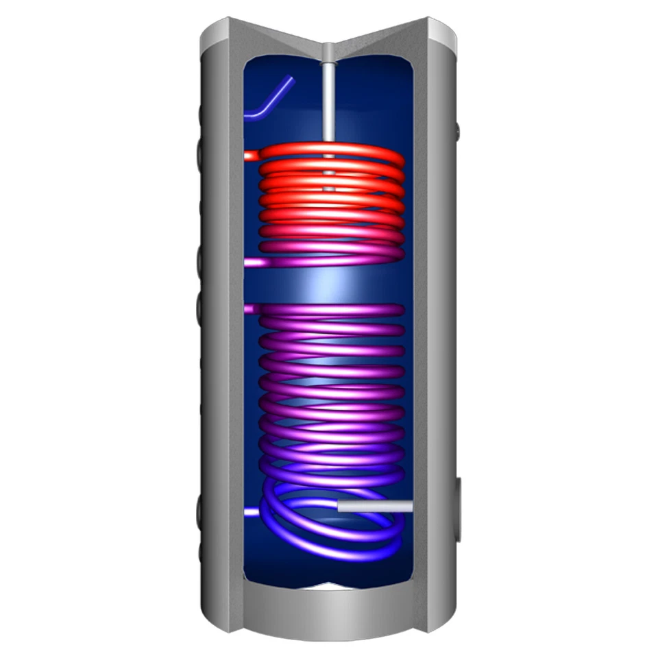 SCHINDLER + HOFMANN SPEICHERTECHNIK Brauchwasserspeicher 300 L mit 2x Wärmetauscher