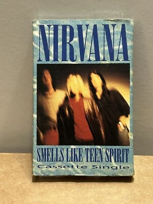 Nirvana Smells Like Teen Spirit Cassette Single 1991 Cobain Even In His Youth - Image 1 of 4