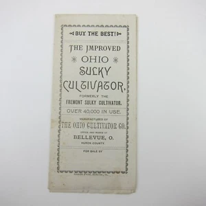 Ohio Cultivator Co. Bellevue Ohio brochure pubblicitaria illustrata antica 1892 - Foto 1 di 12