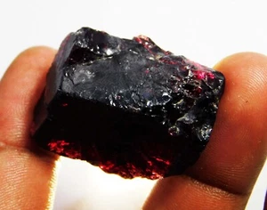 122.85 Ct Natural Crystal Raw Rough Red Garnet Rare Reiki Stone Specimens Gem - Picture 1 of 4