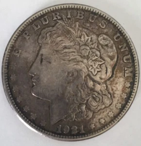 Moneda de un dólar de plata Morgan 1921-S - Imagen 1 de 2