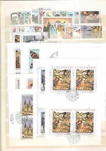 Eslovaquia - año 2002 estampado - completo con hoja pequeña - Imagen 1 de 1